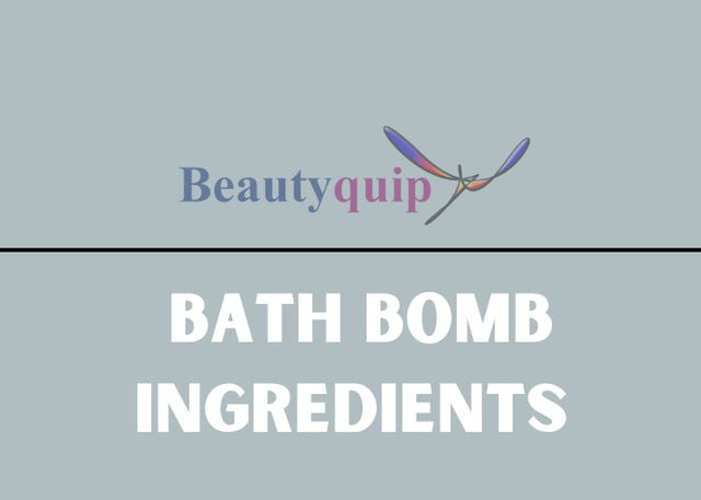 Bath Bomb Ingredients