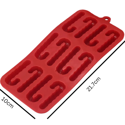 Candy Cane Mold - 12 Cavity