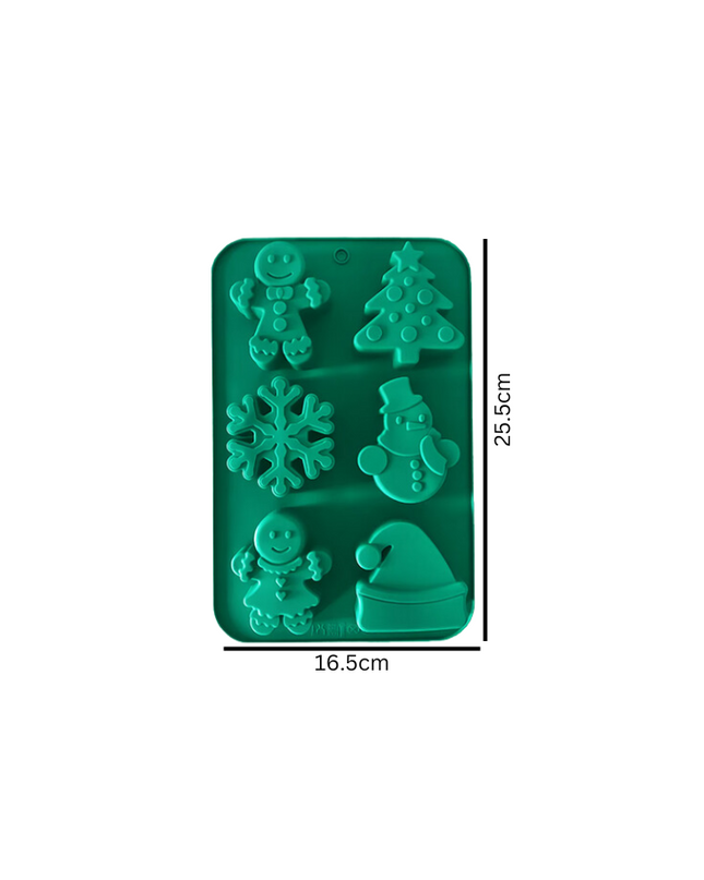 Christmas Soap Mold - 6 Cavity