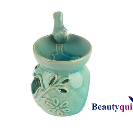 Flora Bird Bath Ceramic Oil Burner - Bird
