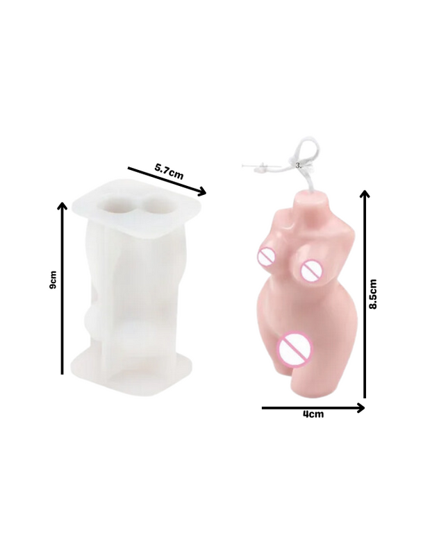 Female Bodice Candle/Soap Mold