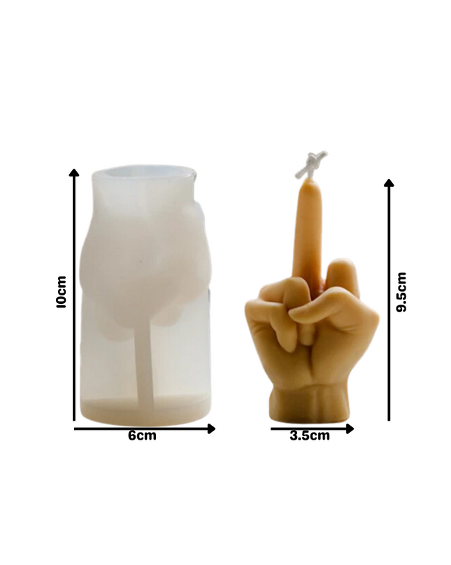 3D Middle Finger Candle & Soap Mold