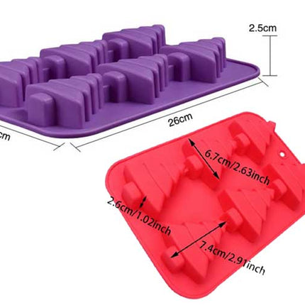 Christmas Trees Mold - 6 Cavity