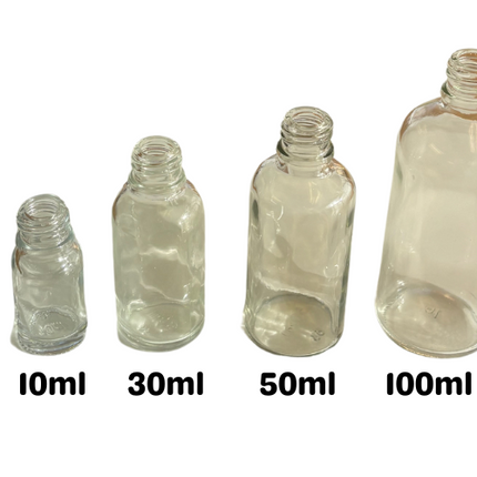 Clear Essential Oil Bottles