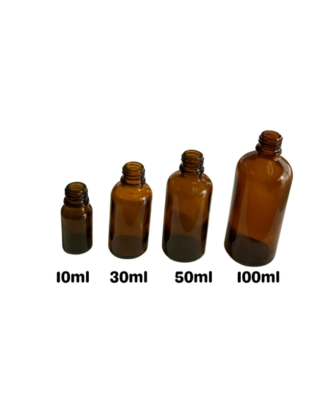 Amber Essential Oil Bottles
