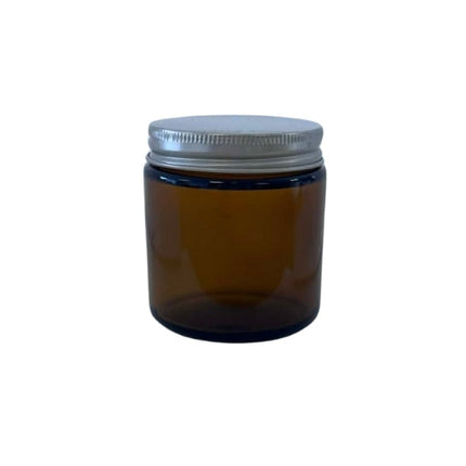 Glass Jar - Amber | Aluminium Lid - 100ml