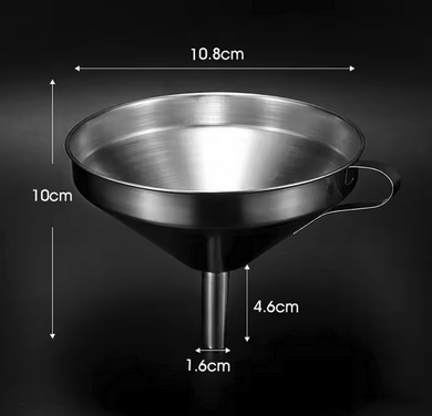 Stainless Steel Funnel 10.8cm