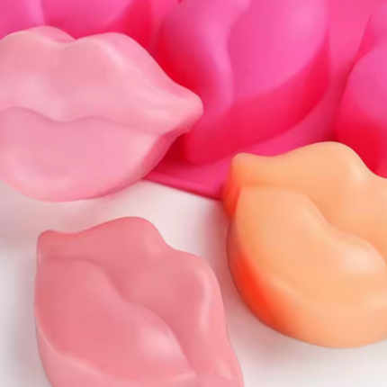 Big Lip Soap Mold - 6 Cavity
