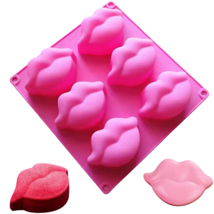 Big Lip Soap Mold - 6 Cavity
