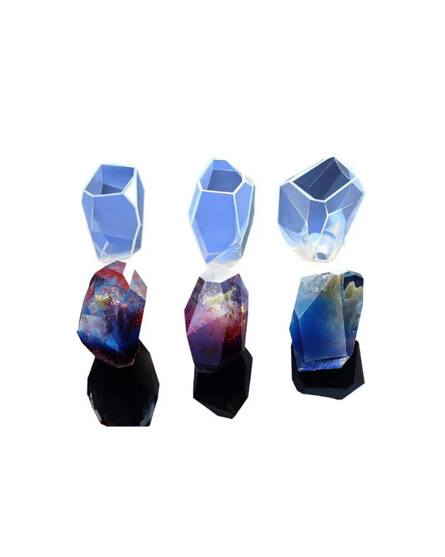 3PC Large Crystal Soap Mold