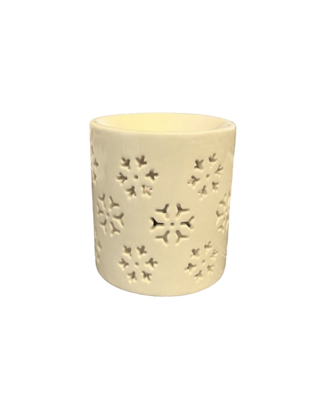 Off White Oil Burner Round - Sunlace