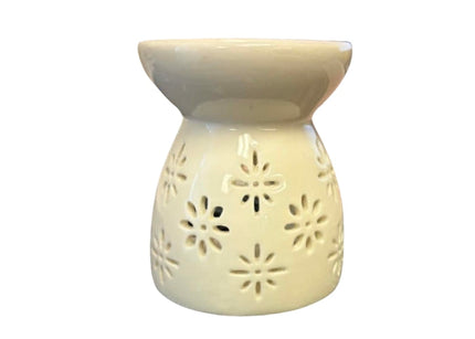 Off White Oil Burner - Bloom