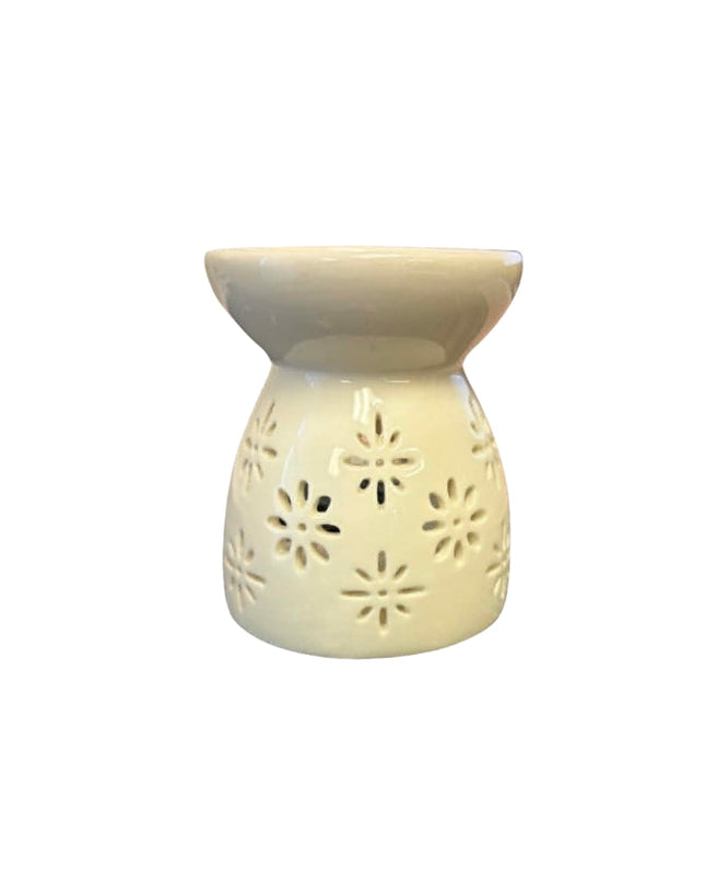 Off White Oil Burner - Bloom