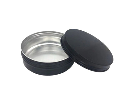 Aluminium Tins Black 100gm