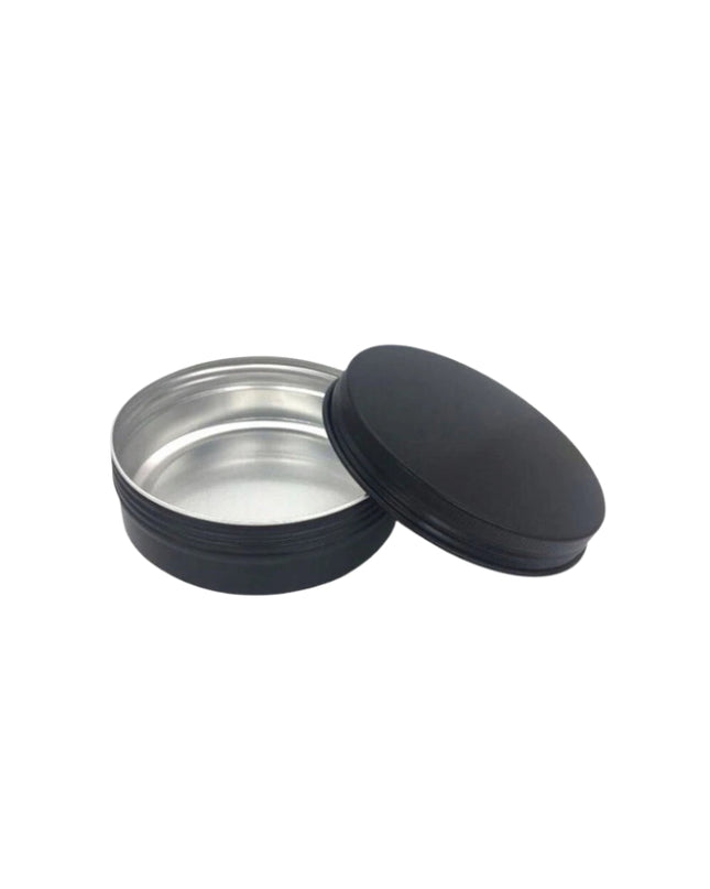 Aluminium Tins Black 100gm