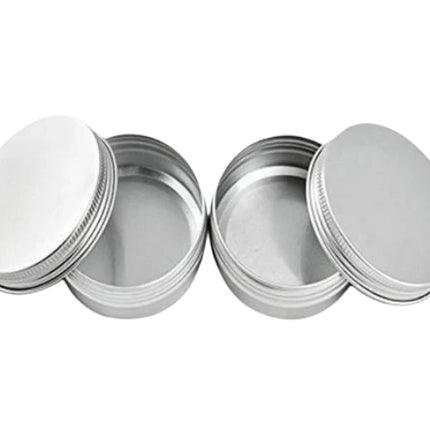 Aluminium Tins Silver 30gm