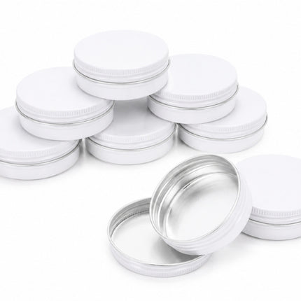 Aluminium Tins White 30gm
