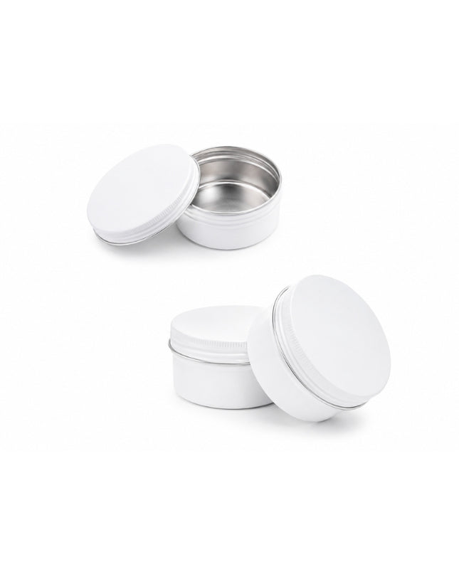Aluminium Tins White 50gm