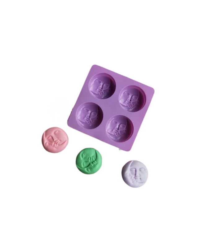 Moon Face Mold - 4 Cavity