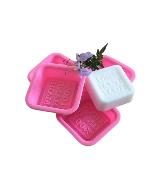 Square Mold '100% Hand Made' - Individual