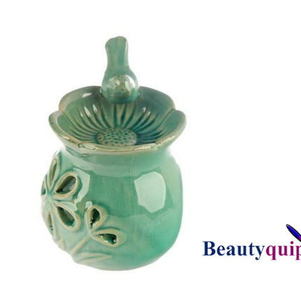 Flora Bird Bath Ceramic Oil Burner - Flower