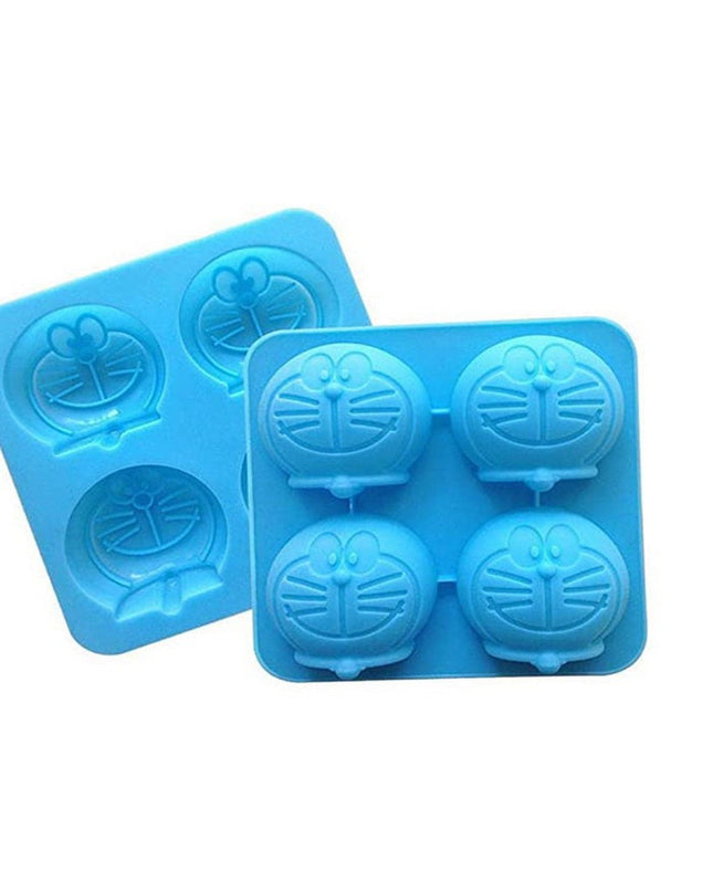 Smiley Cat Face Mold - 4 cavity