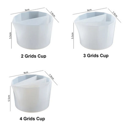 Colour mixing cup / soap / candle / resin / 2 / 3/ 4 grids