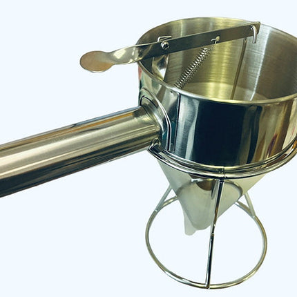 Stainless Steel Piston Funnel