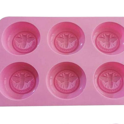 Soap Mold Bee Flying x 6 cavities
