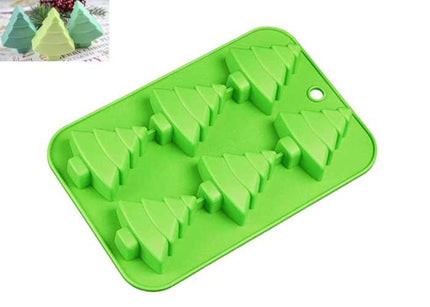 Soap Mold Christmas Trees 6 cavities