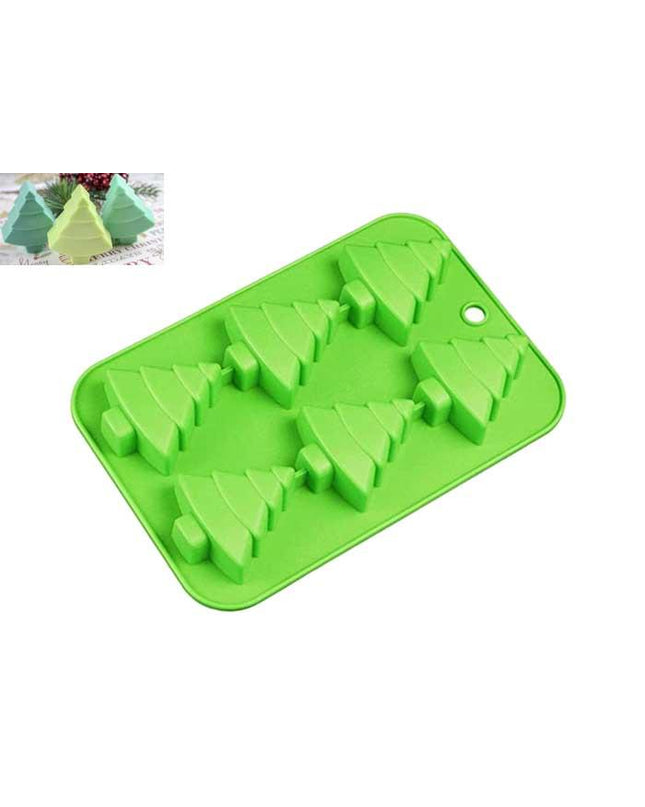Soap Mold Christmas Trees 6 cavities