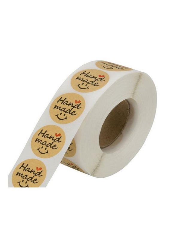 Labels / Stickers "Hand Made" x 500 roll