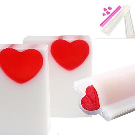 Soap Mold Long Heart Tube Mold 305mm long