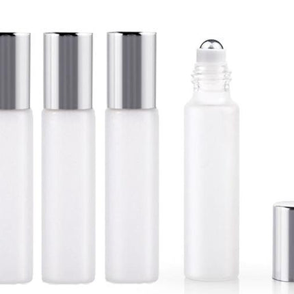 Roll on Bottle 10ml Frosted Glass / refillable