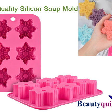 Soap Mold Snowflake Pattern