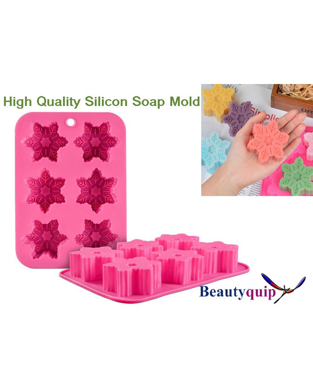 Soap Mold Snowflake Pattern