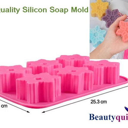 Soap Mold Snowflake Pattern