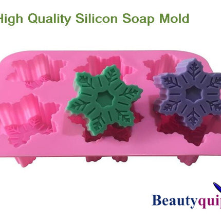 Soap Mold Snowflake Pattern