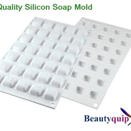 Silicon Mold / 35 Gem Shaped Cavities / Soap Mold / Wax Melts.