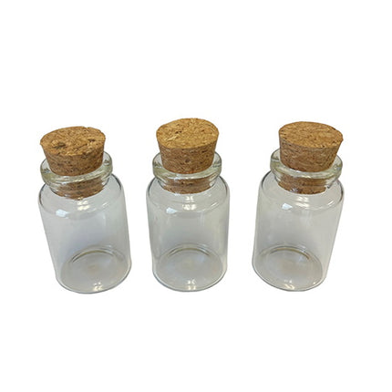 Glass Bottles Small with cork 20ml