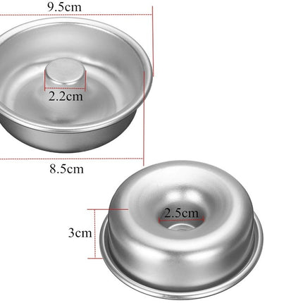 Bath Bomb Mold / Doughnut / Aluminium / 95mm