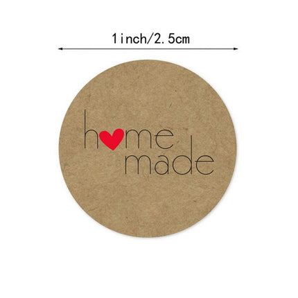 Labels / Stickers "Home Made " x 500 roll