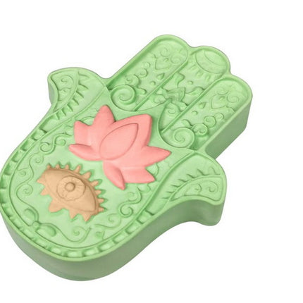 Lotus in Palm Soap Mold x 1 / 4 cavities