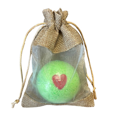 Drawstring Jute Bag - with Window
