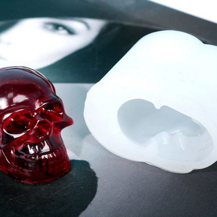 Mini Skull / candle mold / Soap Mold / plaster mold
