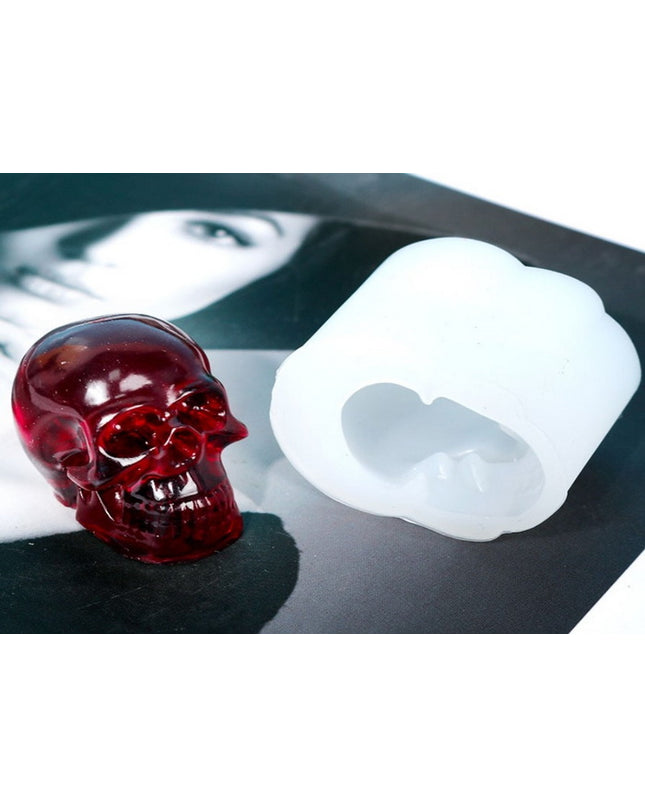 Mini Skull / candle mold / Soap Mold / plaster mold