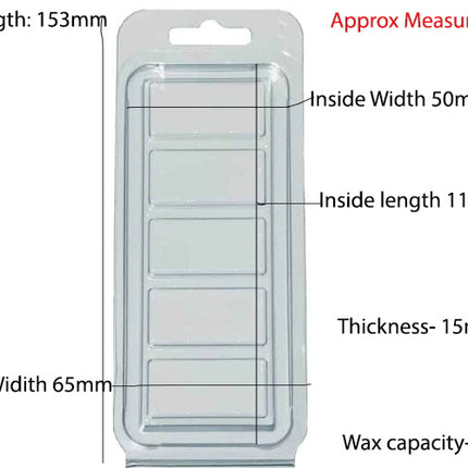 Snap Bar Wax Melt Clamshell