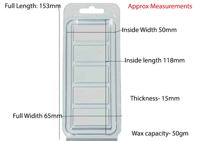 Snap Bar Wax Melt Clamshell