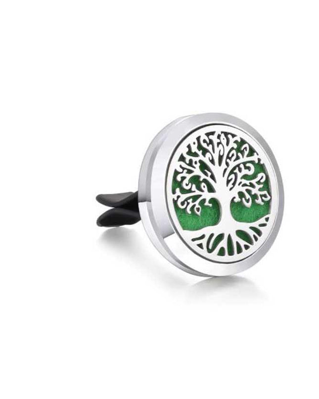 Car Aromatherapy Diffuser / Tree of Life / Vent Essential Oil Diffuser + 10 Pads