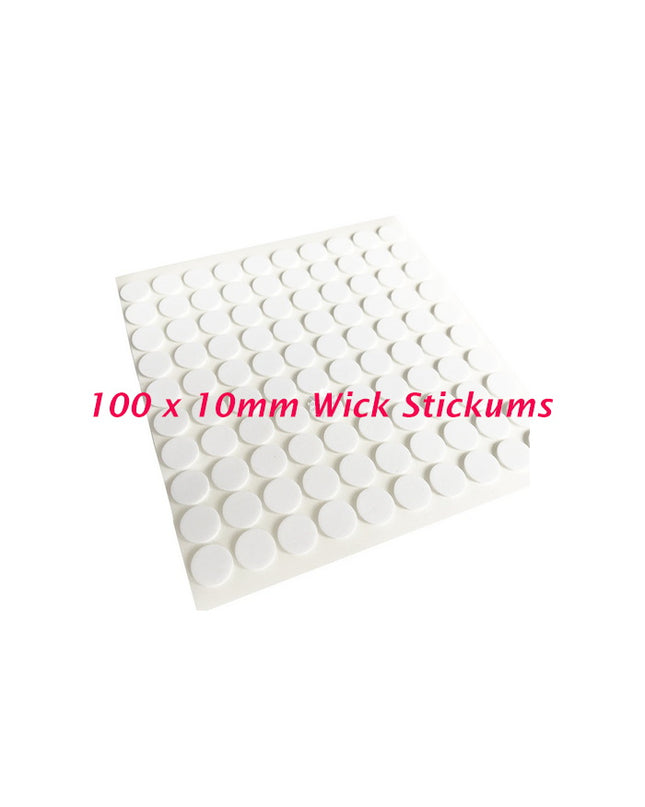 10mm Candle Wick Stickums x 100